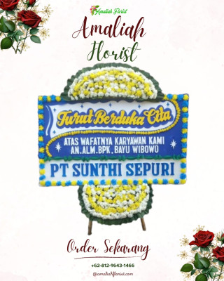 Papan Bunga Duka di Jakasampurna