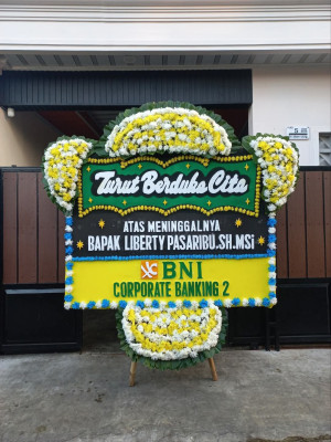 Papan Bunga Duka di Jakasampurna