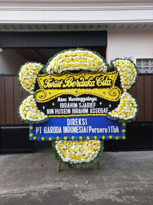 Papan Bunga Duka di Jakasampurna