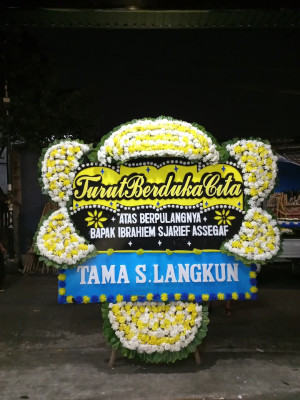 Papan Bunga Duka di Jakasampurna
